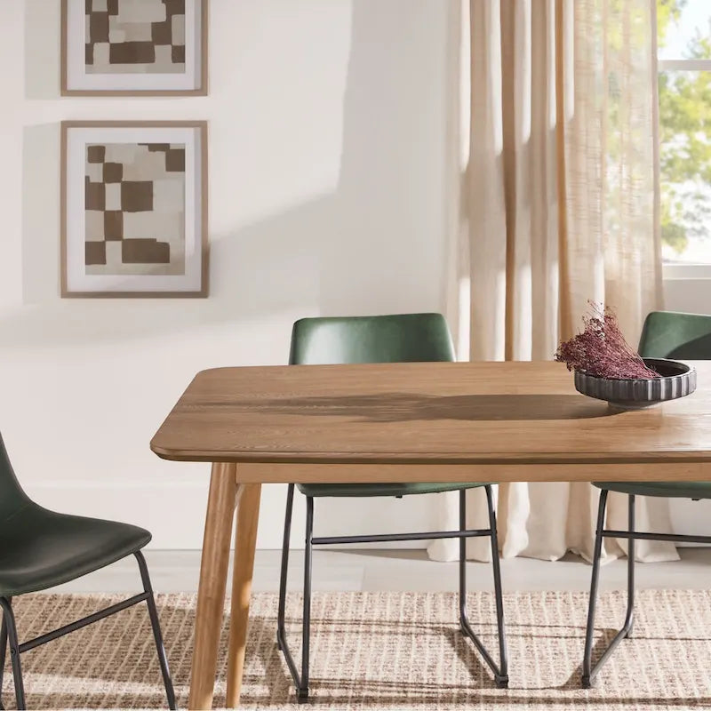 Mid-Century Modern 59 Wood Dining Table