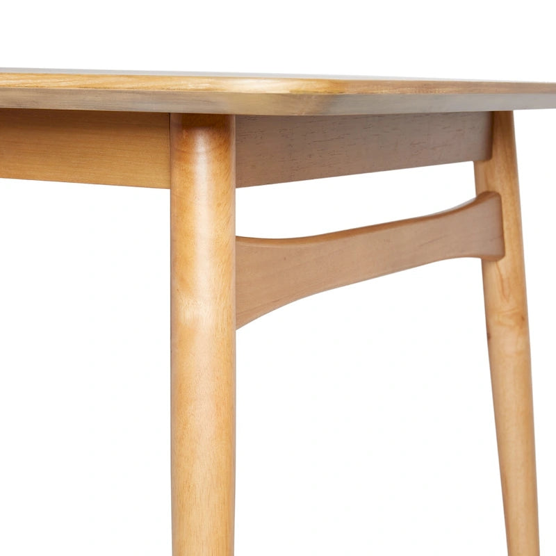 Mid-Century Modern 59 Wood Dining Table