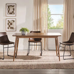 Mid-Century Modern 59 Wood Dining Table
