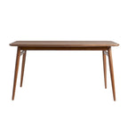 Mid-Century Modern 59 Wood Dining Table
