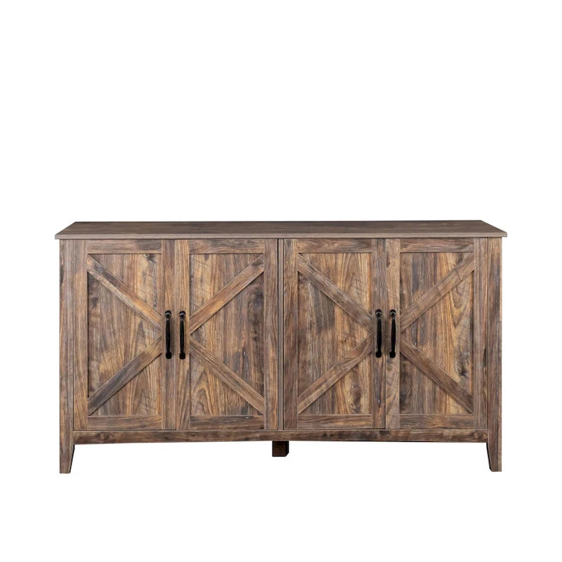 59.06 Modern TV Stand with Doors & Shelves