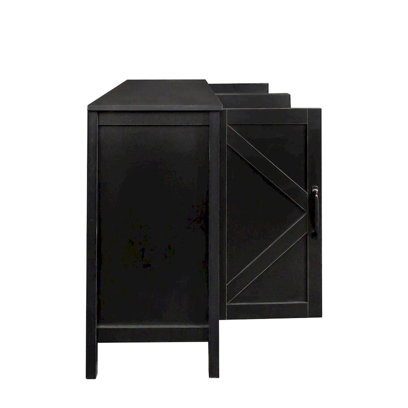 59.06 Modern TV Stand with Doors & Shelves