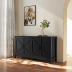 59.06 Modern TV Stand with Doors & Shelves