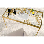  Marylin Antique Gold Leaf Butterfly Desk