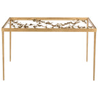 Marylin Antique Gold Leaf Butterfly Desk