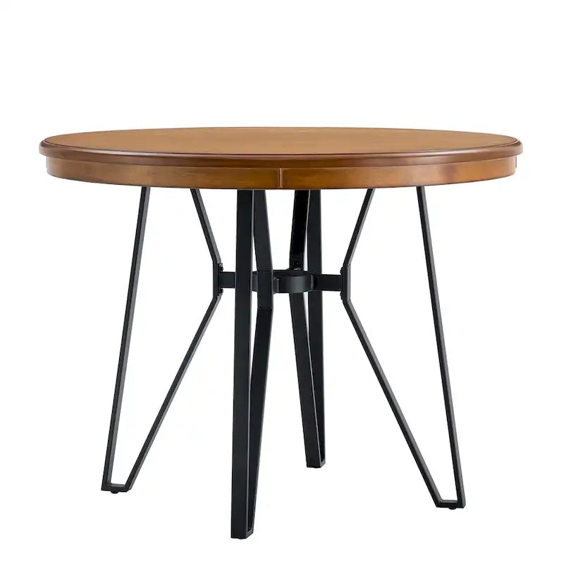 Netia 3-Piece Counter-Height Bar Set with Boucle Upholstered Chairs and Metal Table Base by