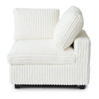 Oversized Deep Plush Cloud Sofa Couch, Modular Sectional Sofa with Ottoman