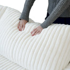Oversized Deep Plush Cloud Sofa Couch, Modular Sectional Sofa with Ottoman
