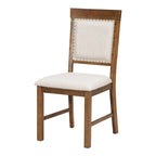 5-Piece Wooden Dining Table Set with Extendable Table & 4 Chairs