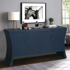 Sideboard Buffet Cabinet with Storage, 59 Large Modern Sideboards, Wooden Accent Credenza Storage Cabinet