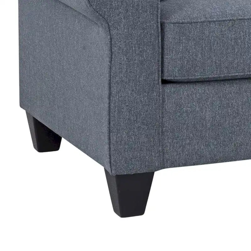 Model 8-010-A330V22 Eureka Rolled Arm Sofa with Two Pillows