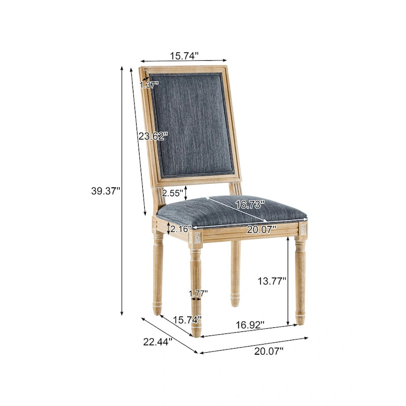 Regina Wood Upholstered Dining Chair by
