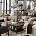Knightsbridge Scrolled Arm Chesterfield Sectional by