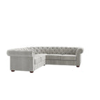 Knightsbridge Scrolled Arm Chesterfield Sectional by