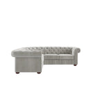 Knightsbridge Scrolled Arm Chesterfield Sectional by