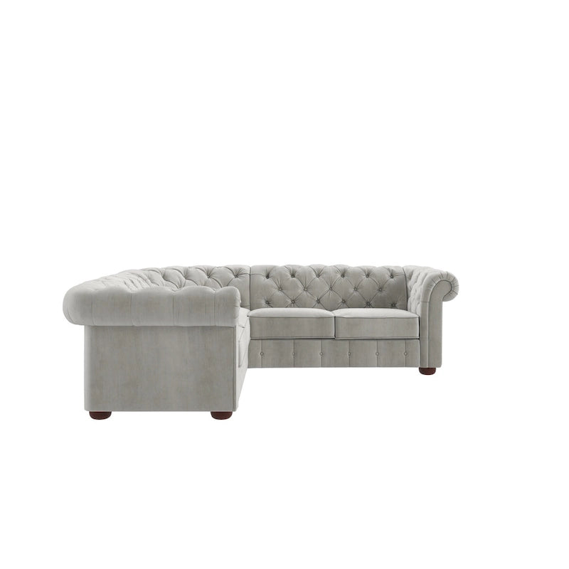 Knightsbridge Scrolled Arm Chesterfield Sectional by
