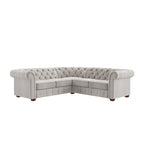 Knightsbridge Scrolled Arm Chesterfield Sectional by