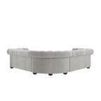 Knightsbridge Scrolled Arm Chesterfield Sectional by