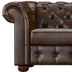Knightsbridge Scrolled Arm Chesterfield Sectional by