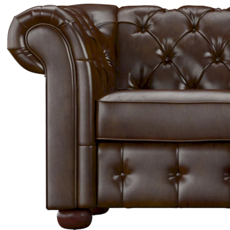 Knightsbridge Scrolled Arm Chesterfield Sectional by