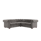 Knightsbridge Scrolled Arm Chesterfield Sectional by
