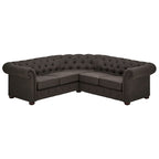 Knightsbridge Scrolled Arm Chesterfield Sectional by