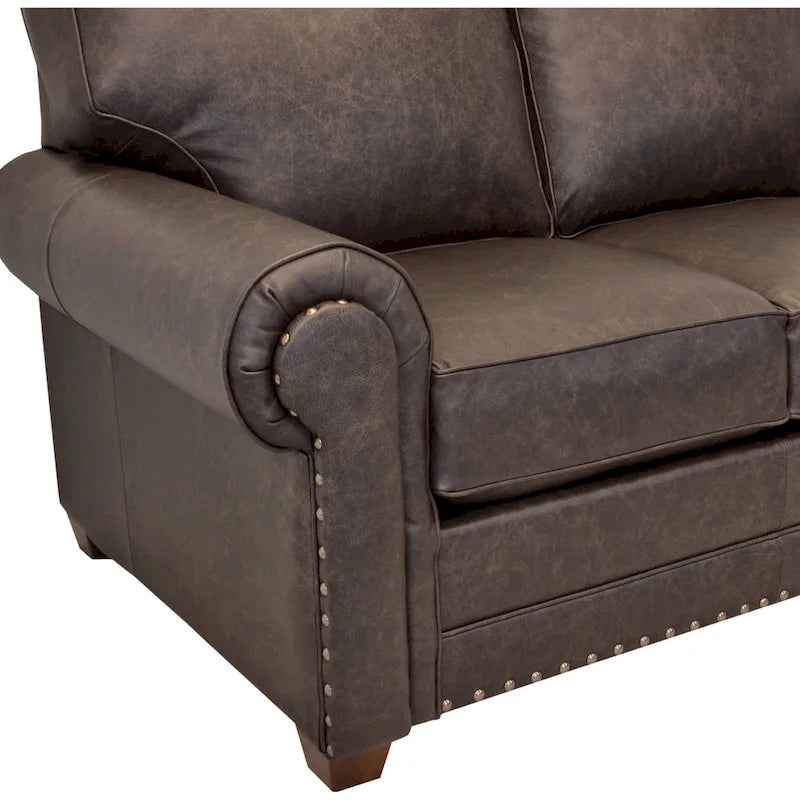 Made in USA  Top Grain Leather Sofa and Loveseat Set