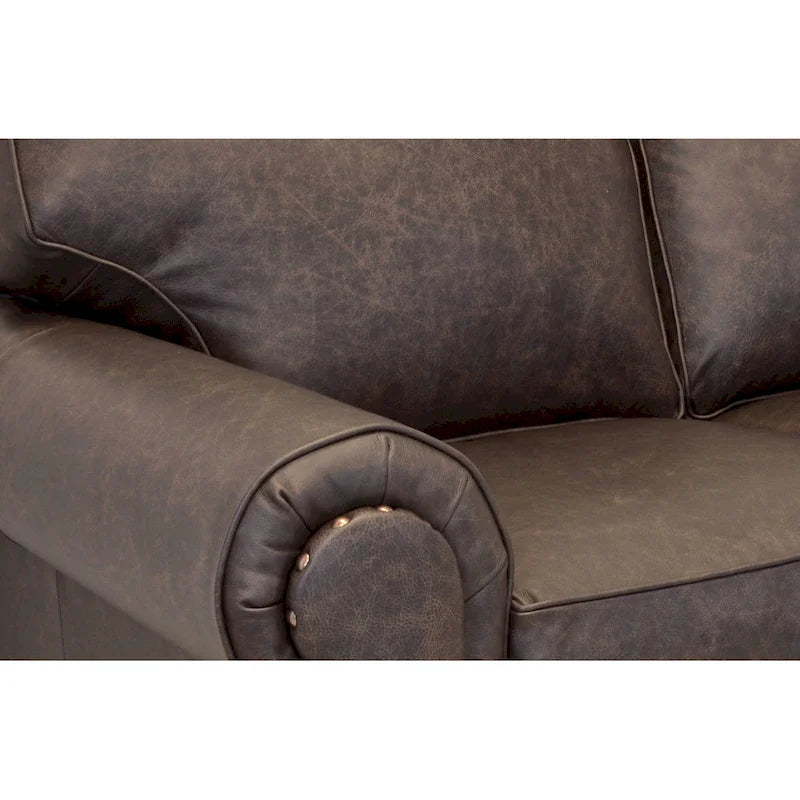Made in USA  Top Grain Leather Sofa and Loveseat Set