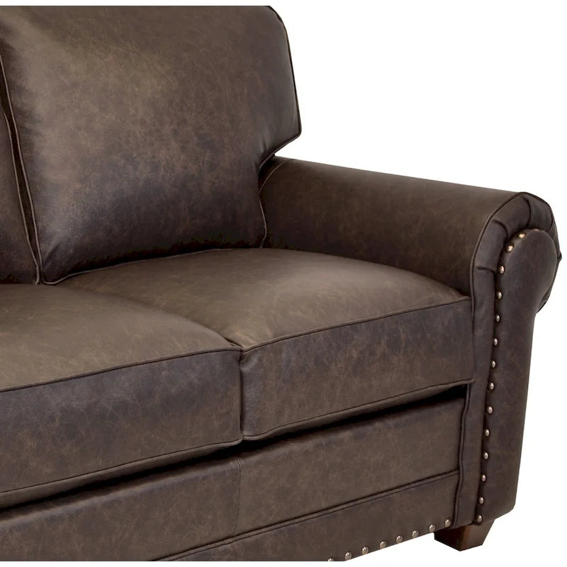 Made in USA  Top Grain Leather Sofa and Loveseat Set
