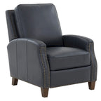 Julian Faux Leather Push Back Recliner by