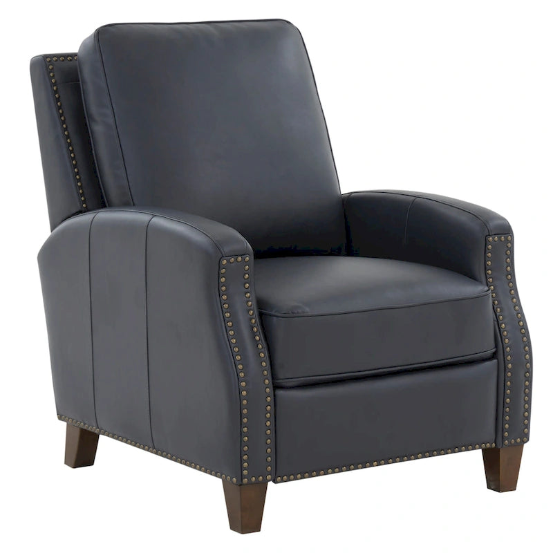 Julian Faux Leather Push Back Recliner by