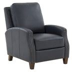Julian Faux Leather Push Back Recliner by