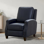 Julian Faux Leather Push Back Recliner by