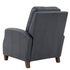 Julian Faux Leather Push Back Recliner by