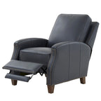 Julian Faux Leather Push Back Recliner by