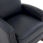 Julian Faux Leather Push Back Recliner by
