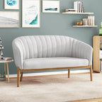 Galena Mid-century Modern Glam Loveseat by