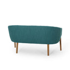 Galena Mid-century Modern Glam Loveseat by