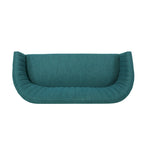 Galena Mid-century Modern Glam Loveseat by