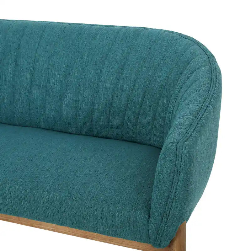 Galena Mid-century Modern Glam Loveseat by
