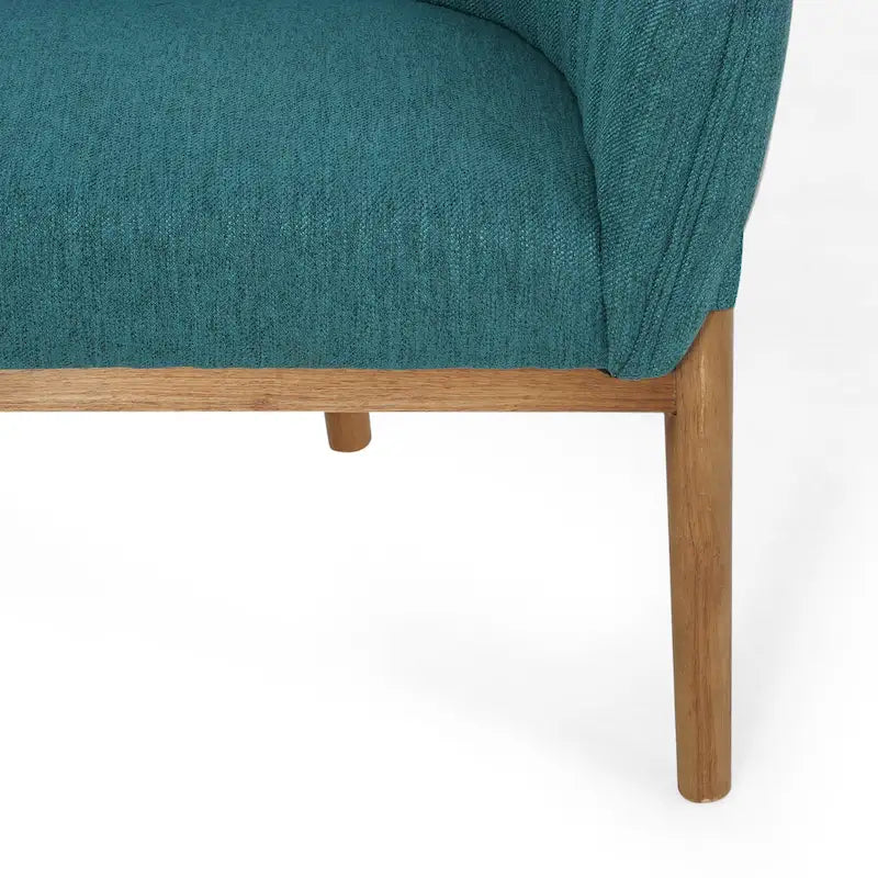 Galena Mid-century Modern Glam Loveseat by