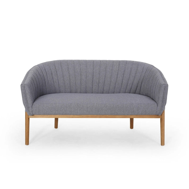 Galena Mid-century Modern Glam Loveseat by