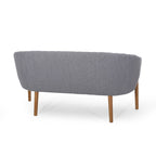 Galena Mid-century Modern Glam Loveseat by