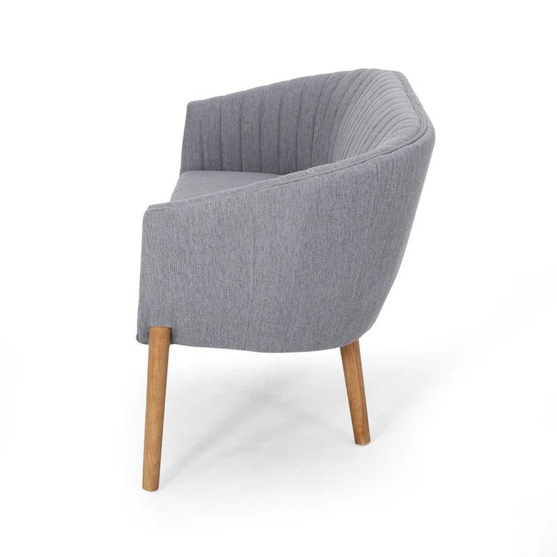 Galena Mid-century Modern Glam Loveseat by