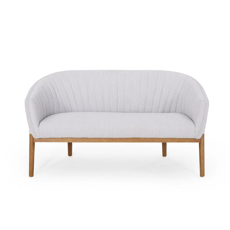 Galena Mid-century Modern Glam Loveseat by