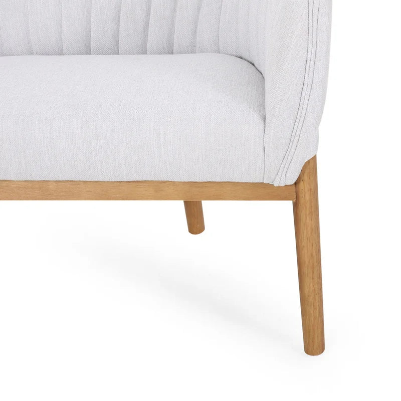 Galena Mid-century Modern Glam Loveseat by