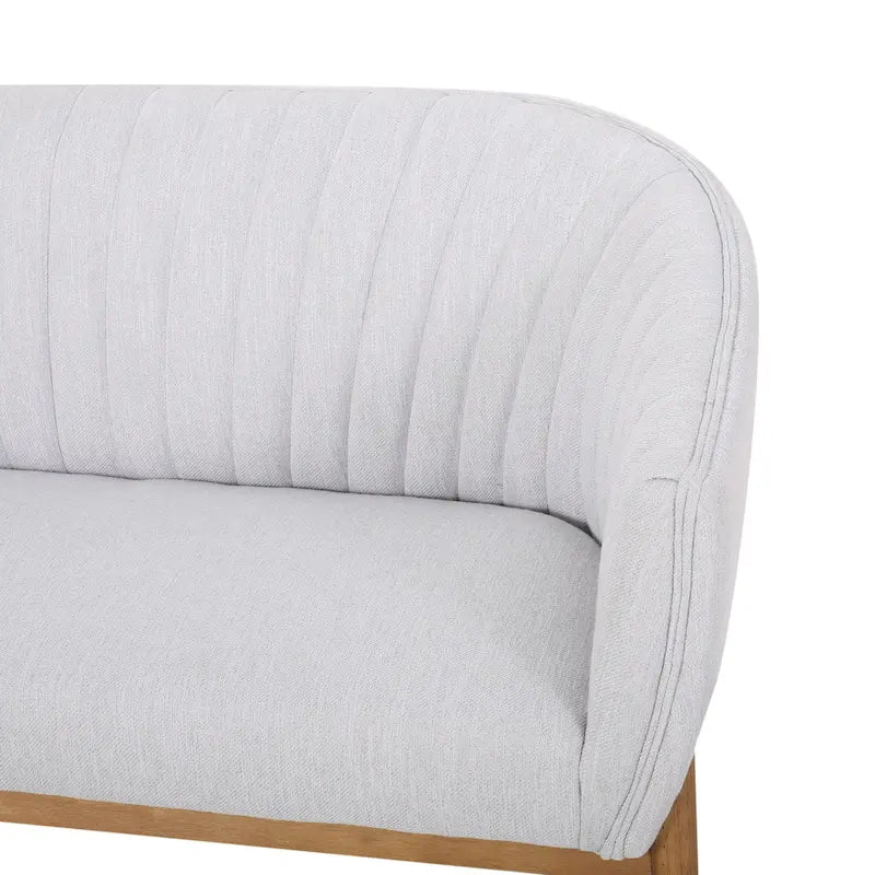 Galena Mid-century Modern Glam Loveseat by