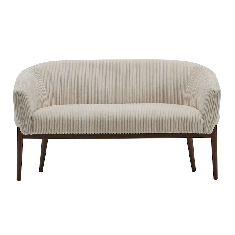 Galena Mid-century Modern Glam Loveseat by