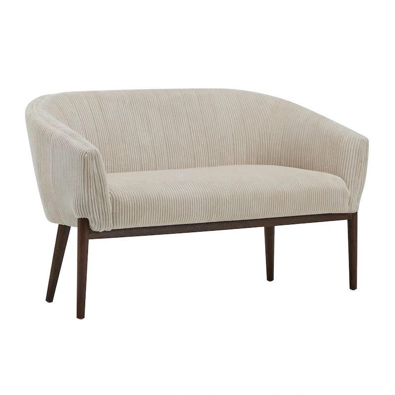 Galena Mid-century Modern Glam Loveseat by