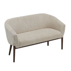 Galena Mid-century Modern Glam Loveseat by
